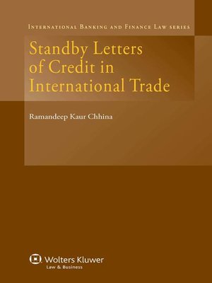 cover image of Standby Letters of Credit in International Trade